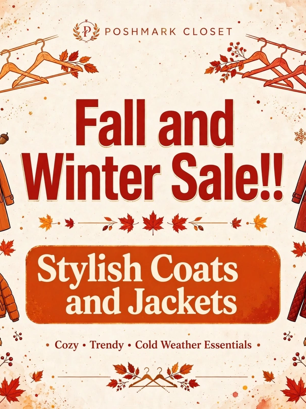 Fall and Winter Sale Stylish Coats and Jackets On Sale!